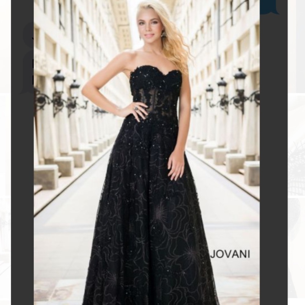 Gorgeous! JOVANI Dress work once!!